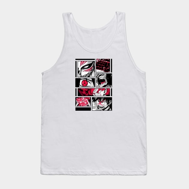 Red Full Power Tank Top by JayHai